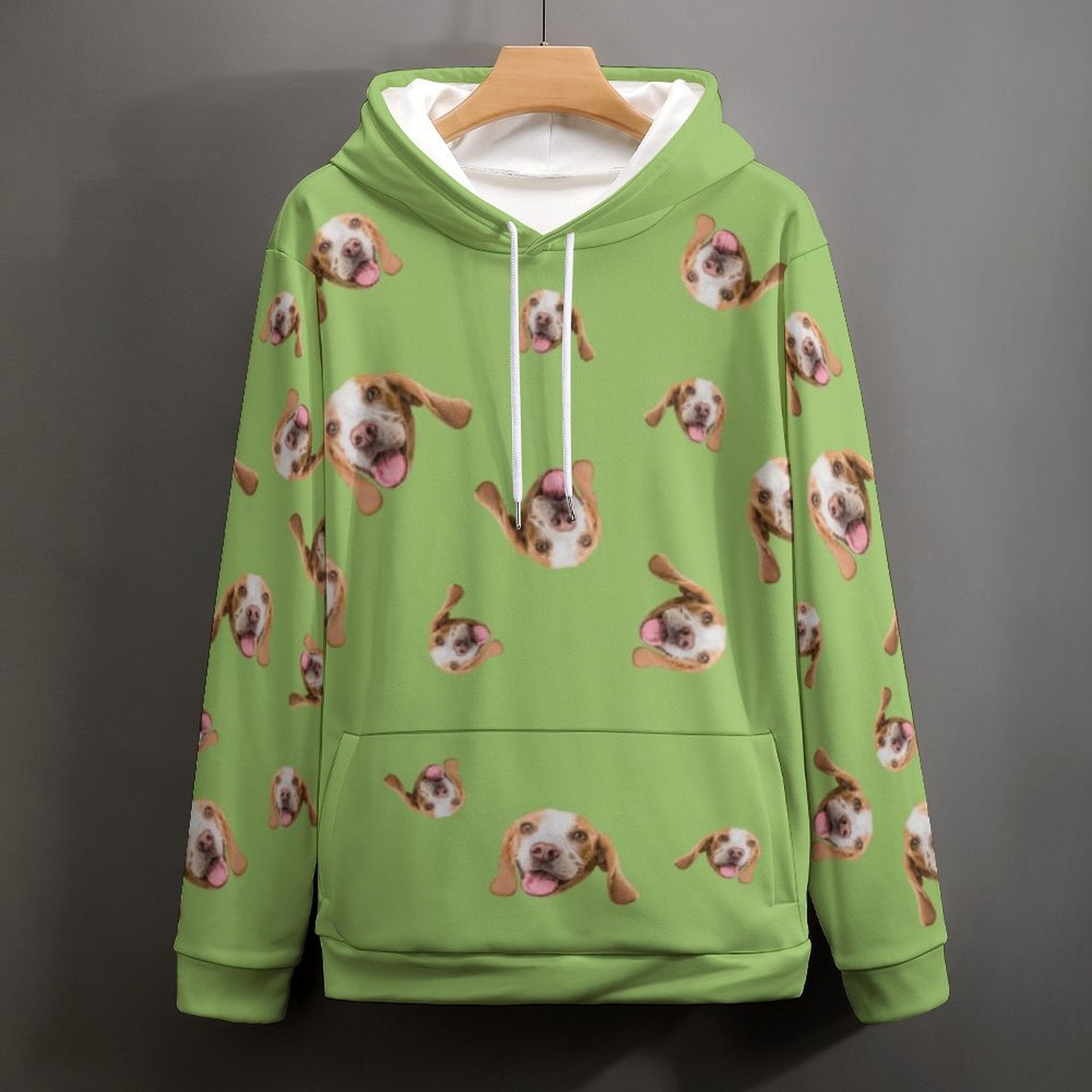 WEPRINTMEHoodieCustom Pet Face Pet Everywhere Men's Hoodie