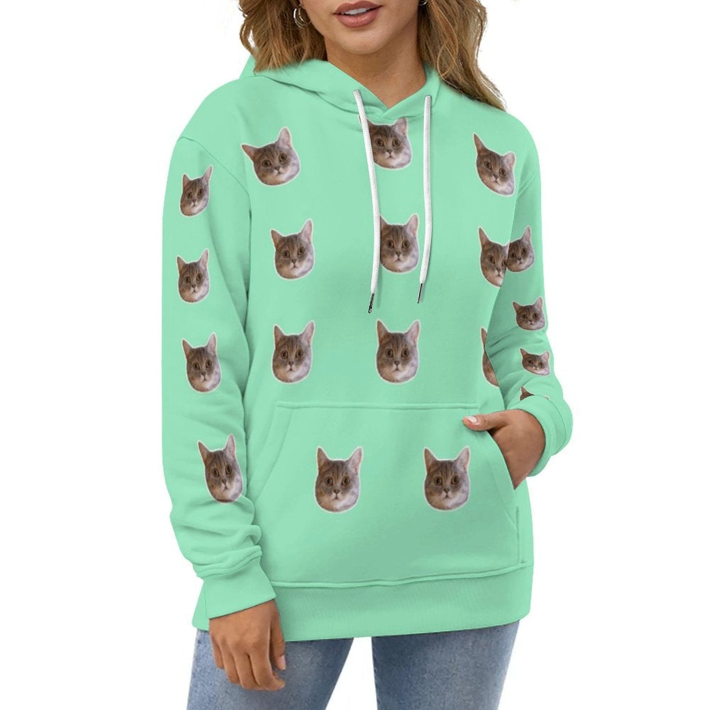 WEPRINTMEHoodieCustom Pet Face Unisex Hoodie
