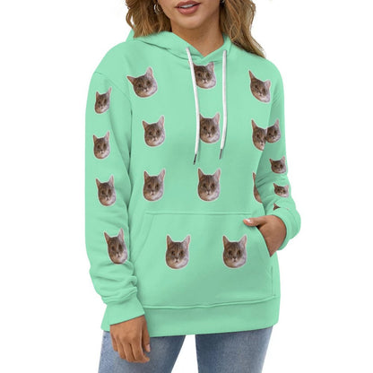 WEPRINTMEHoodieCustom Pet Face Unisex Hoodie