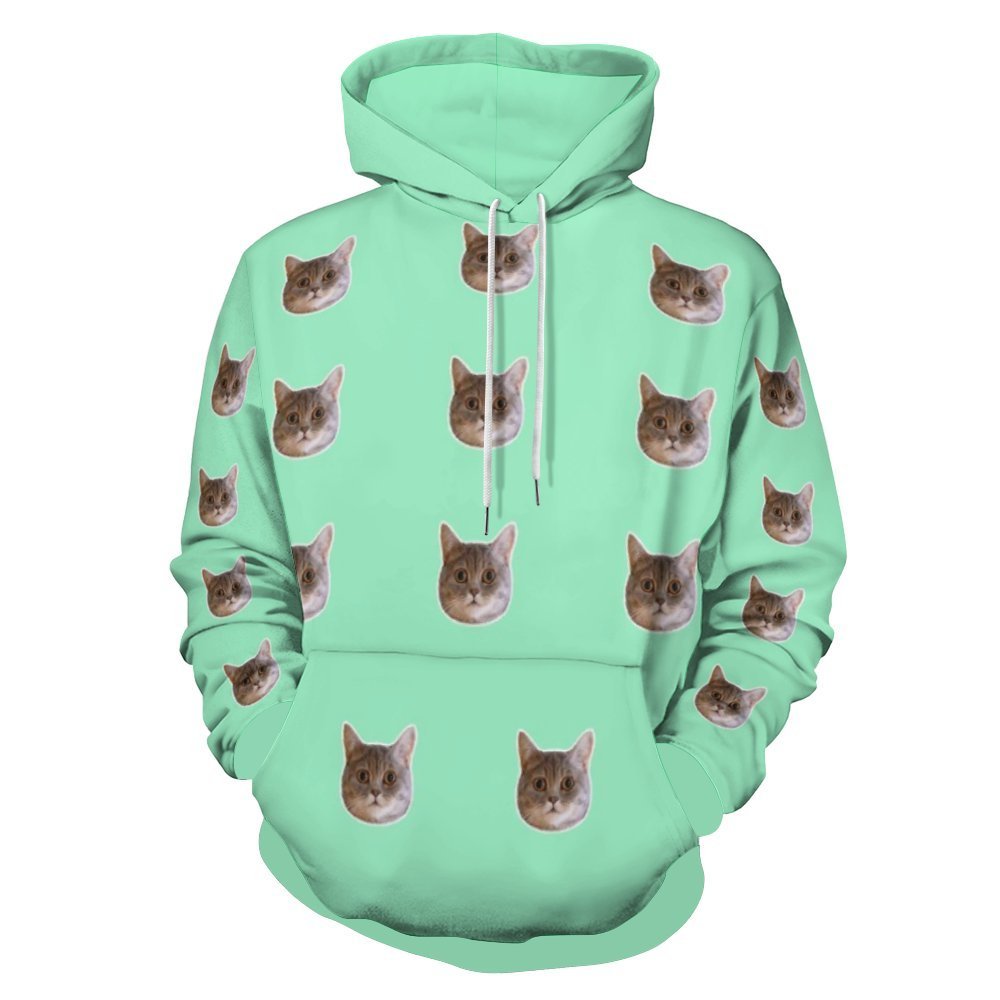 WEPRINTMEHoodieCustom Pet Face Unisex Hoodie