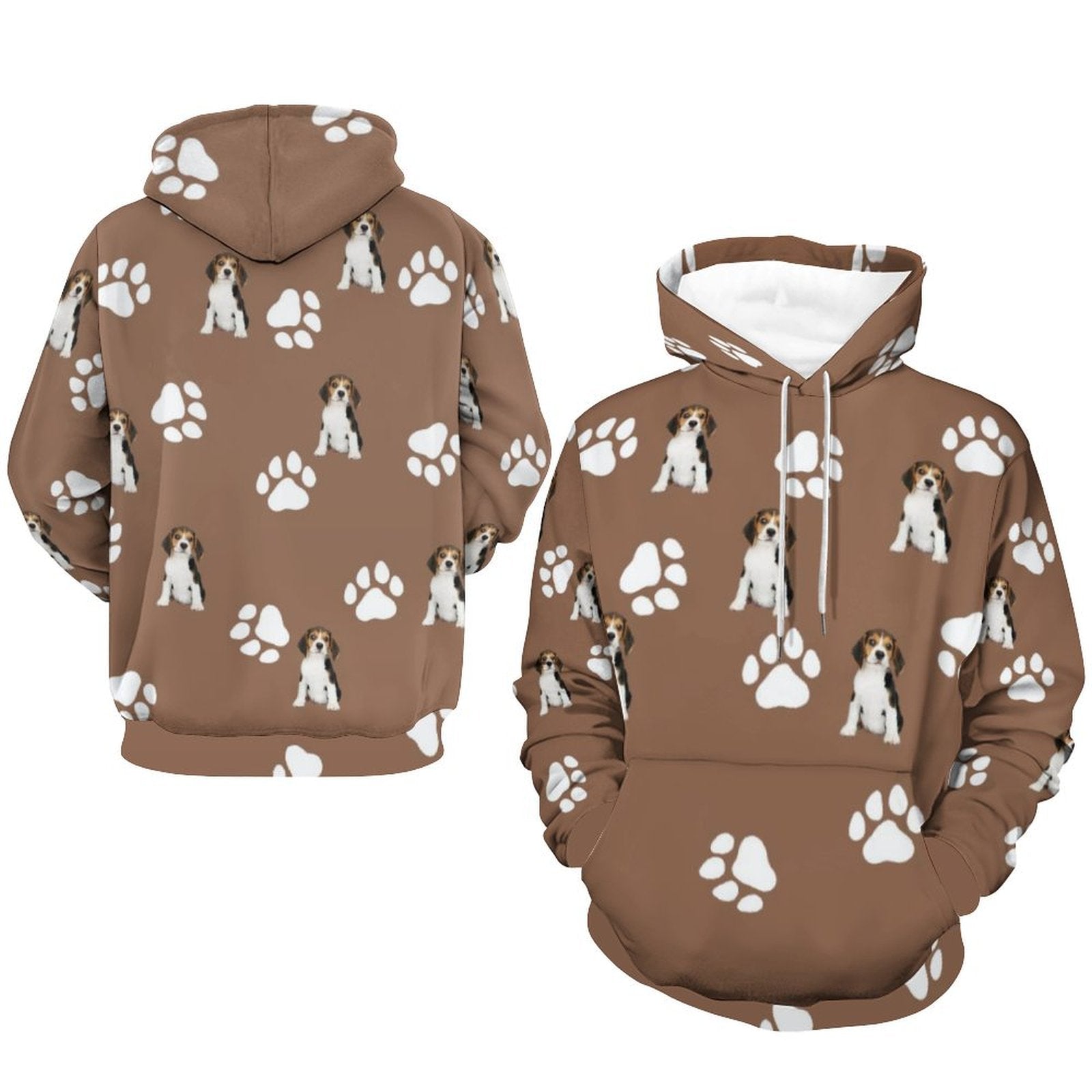 WEPRINTMEHoodieCustom Pet Paws Men's Hoodie
