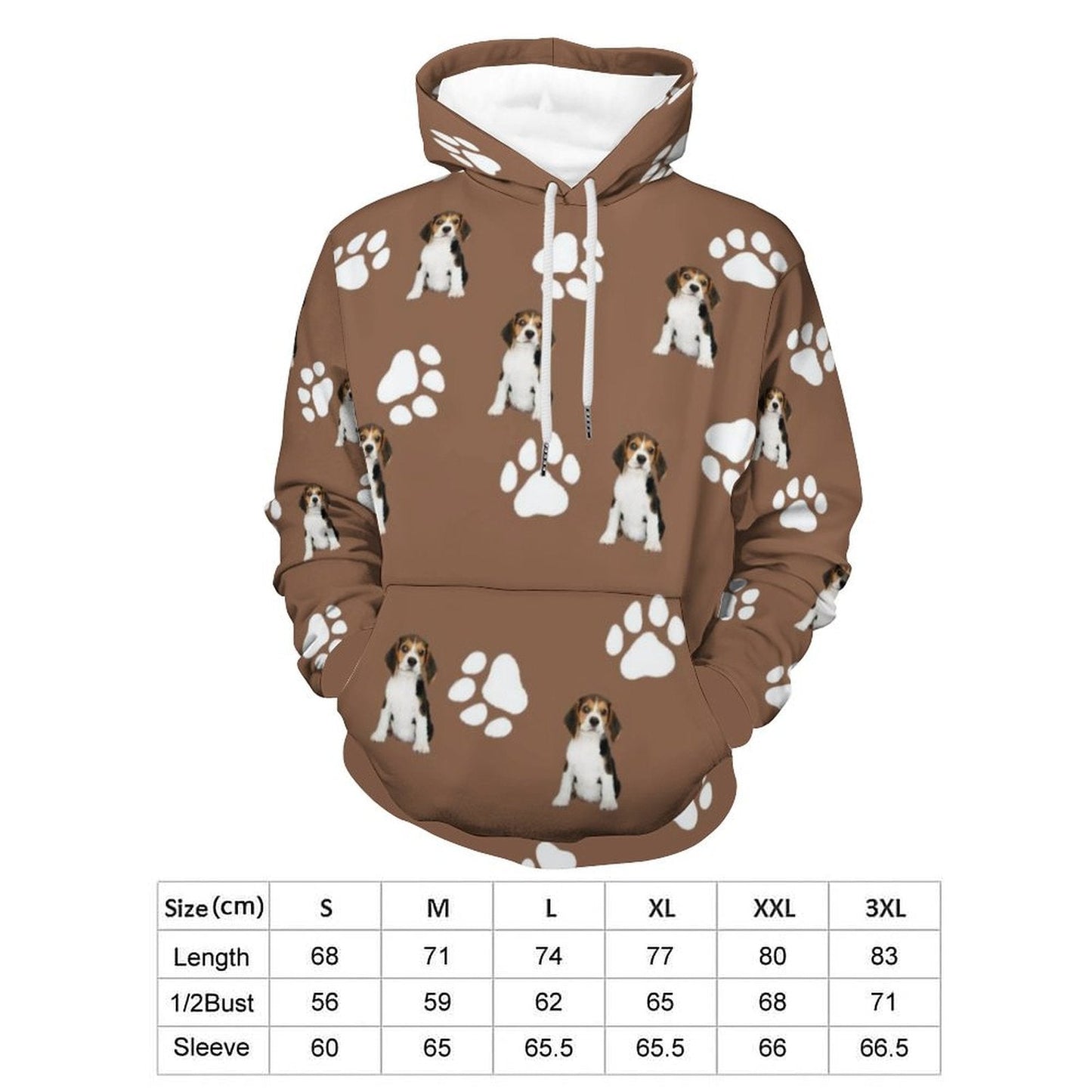 WEPRINTMEHoodieCustom Pet Paws Men's Hoodie