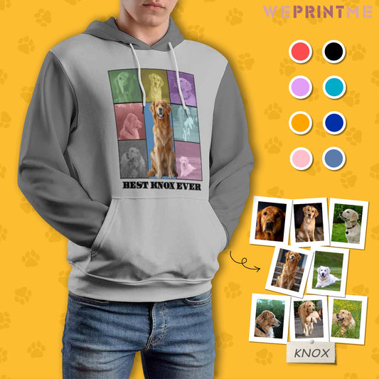 WEPRINTMEHoodieCustom Pet Photo Colorful Unisex Hoodie