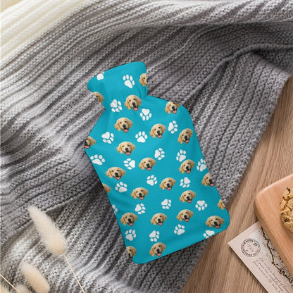 WEPRINTMEHot Water BottleCustom Pet Face Hot Water Bottle