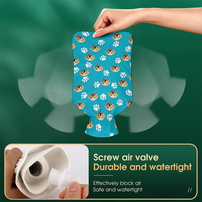 WEPRINTMEHot Water BottleCustom Pet Face Hot Water Bottle