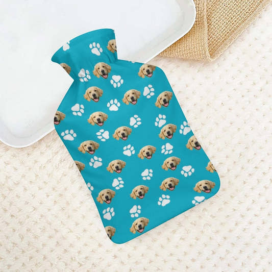 WePrintMeHot Water BottleCustom Pet Face Hot Water Bottle