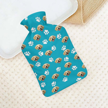 WEPRINTMEHot Water BottleCustom Pet Face Hot Water Bottle