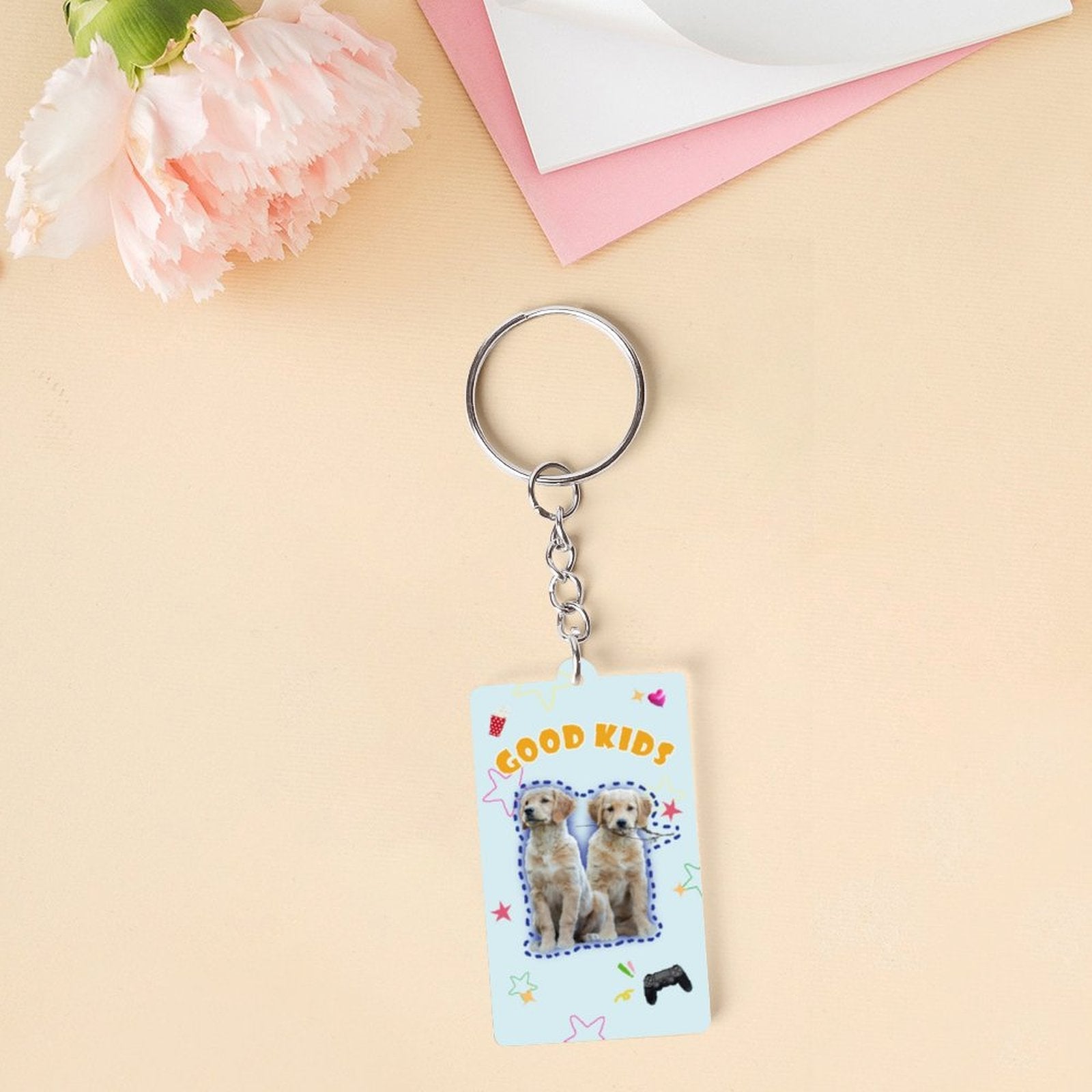 WEPRINTMEKeychainsCustom Pet Good Kids Acrylic Keychain