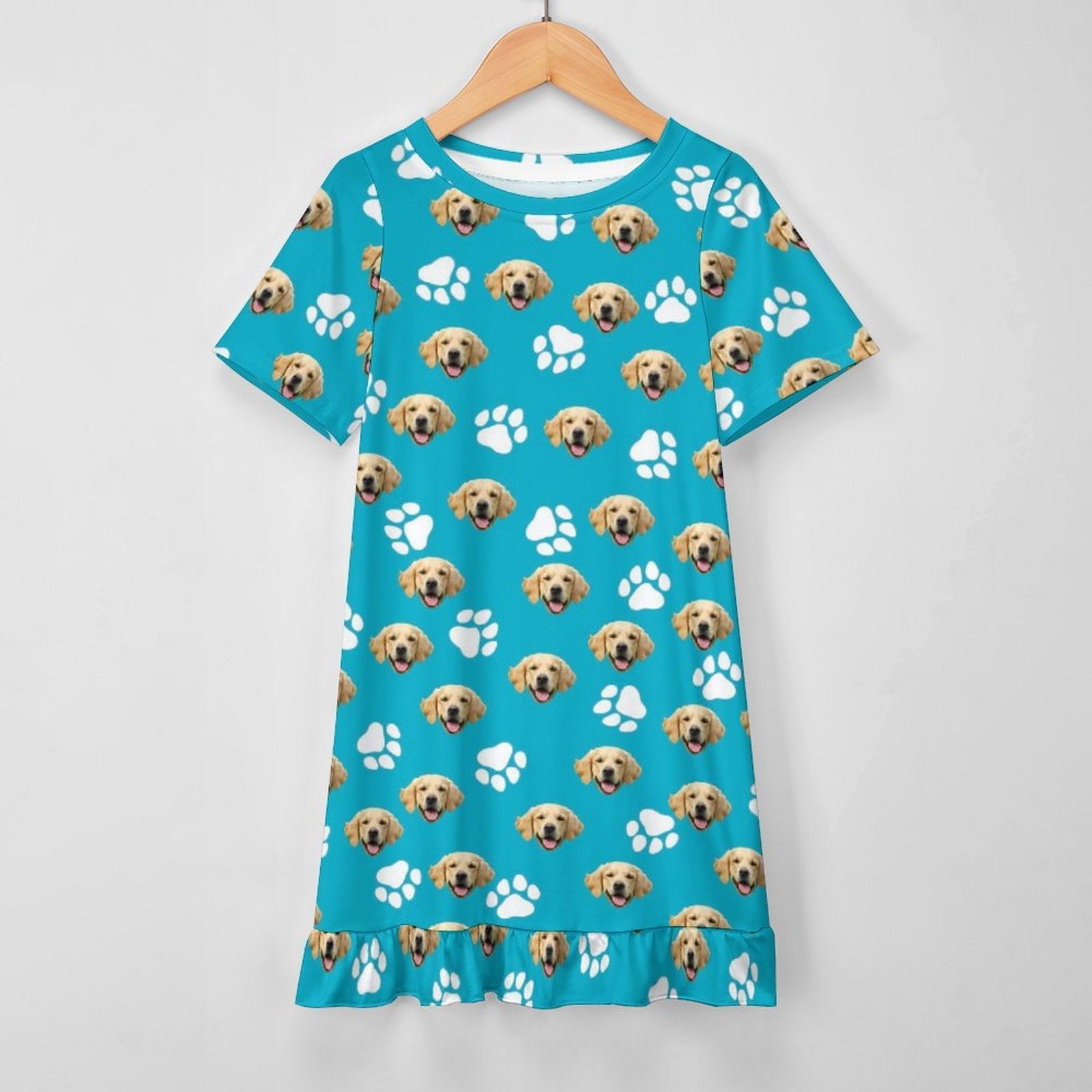 WEPRINTMEKid's DressCustom Pet Face Girl's Dress