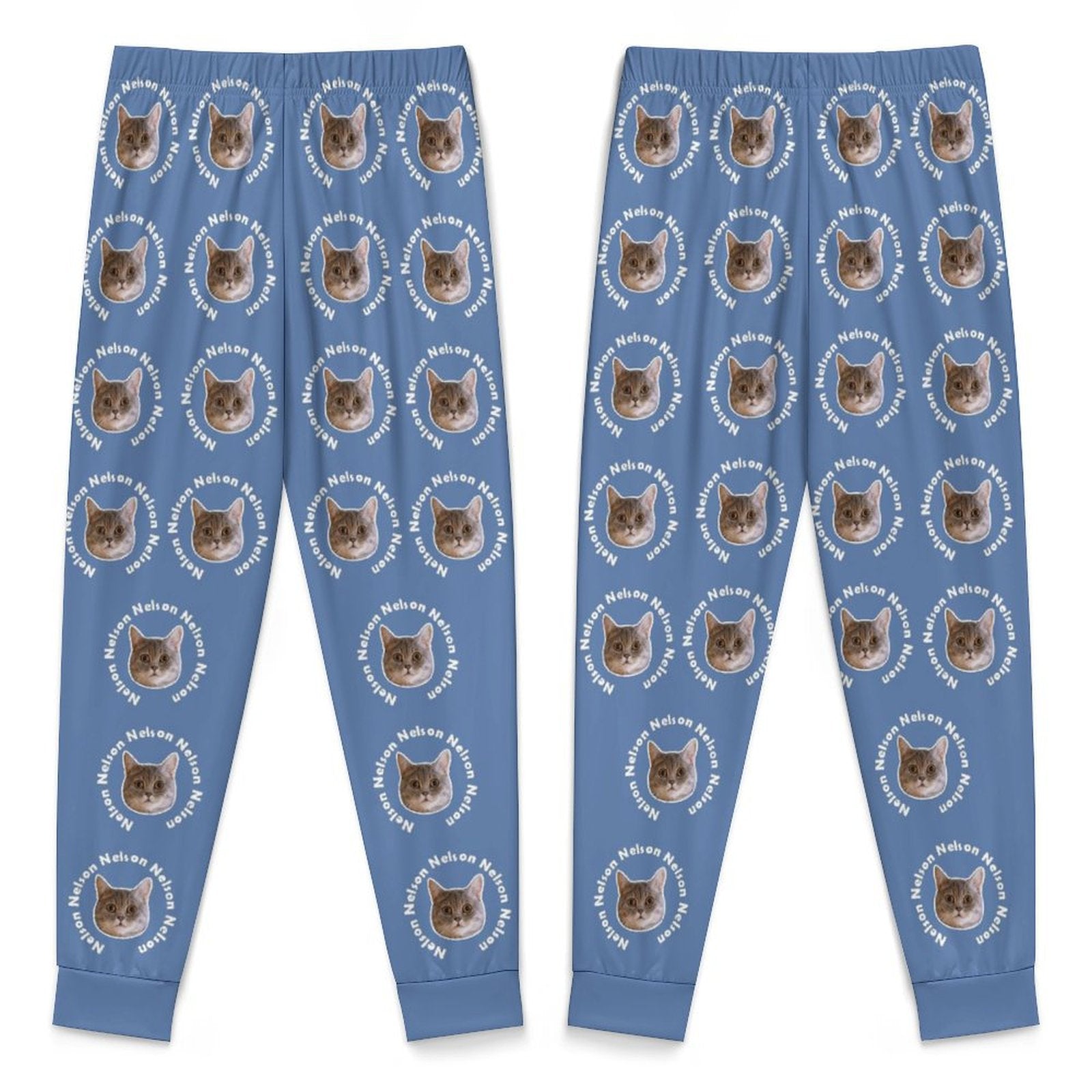 WEPRINTMEKid's PajamasCustom Pet Face and Circle Name Kids Pajama Set