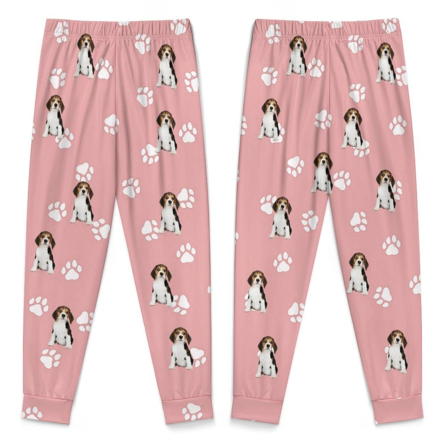 WEPRINTMEKid's PajamasCustom Pet Face Lovely Pet and Paws Kids Pajama Set