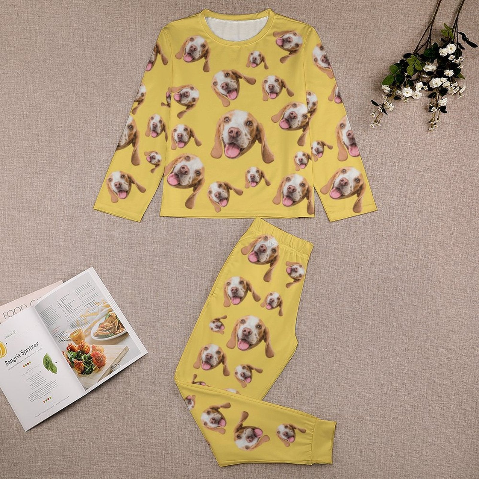 WEPRINTMEKid's PajamasCustom Pet Face Pets Everywhere Kids Pajama Set