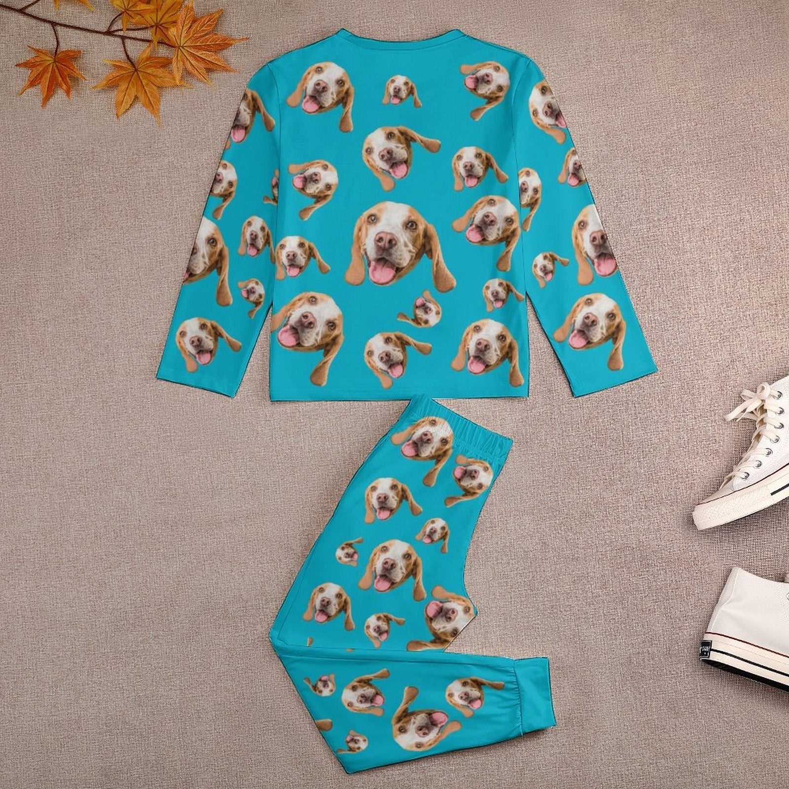 WEPRINTMEKid's PajamasCustom Pet Face Pets Everywhere Kids Pajama Set