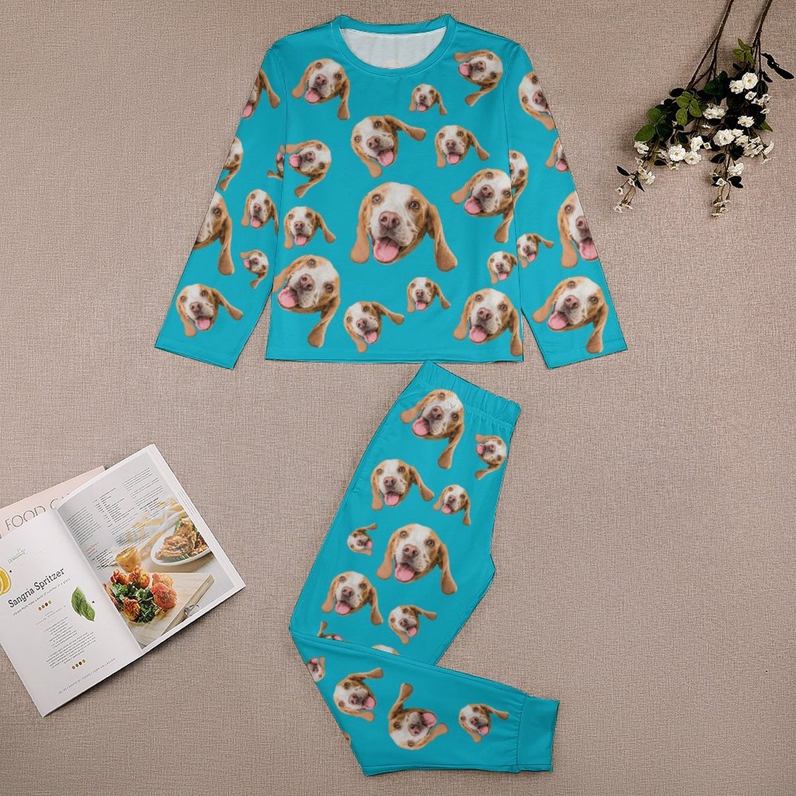 WEPRINTMEKid's PajamasCustom Pet Face Pets Everywhere Kids Pajama Set