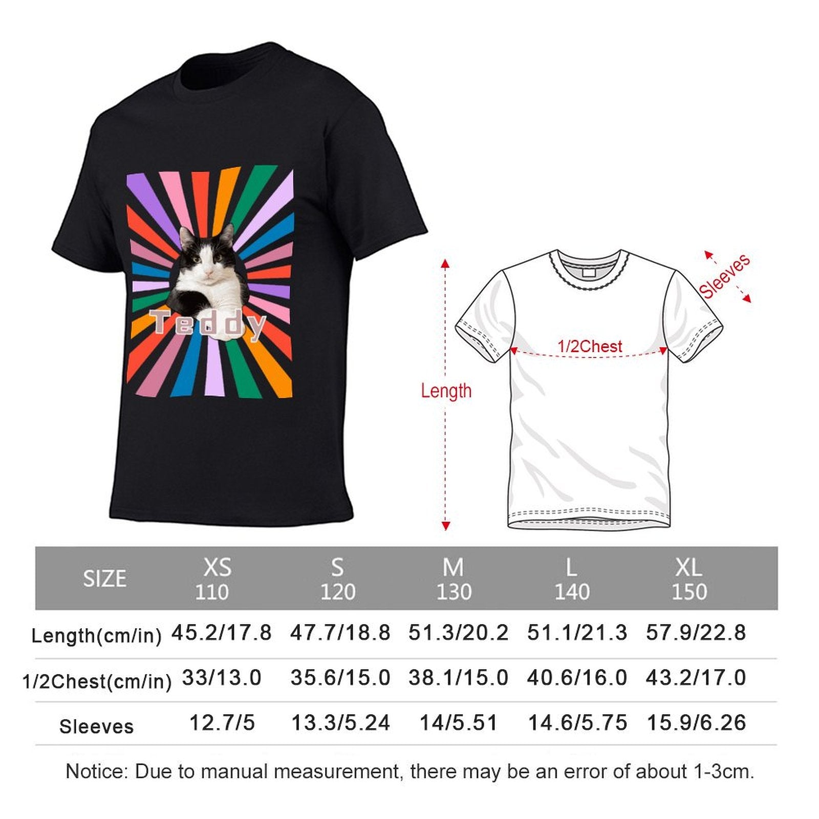 WEPRINTMEKid's T-ShirtCustom Pet Face and Name Kid's Cool Light Dogs on T-shirt