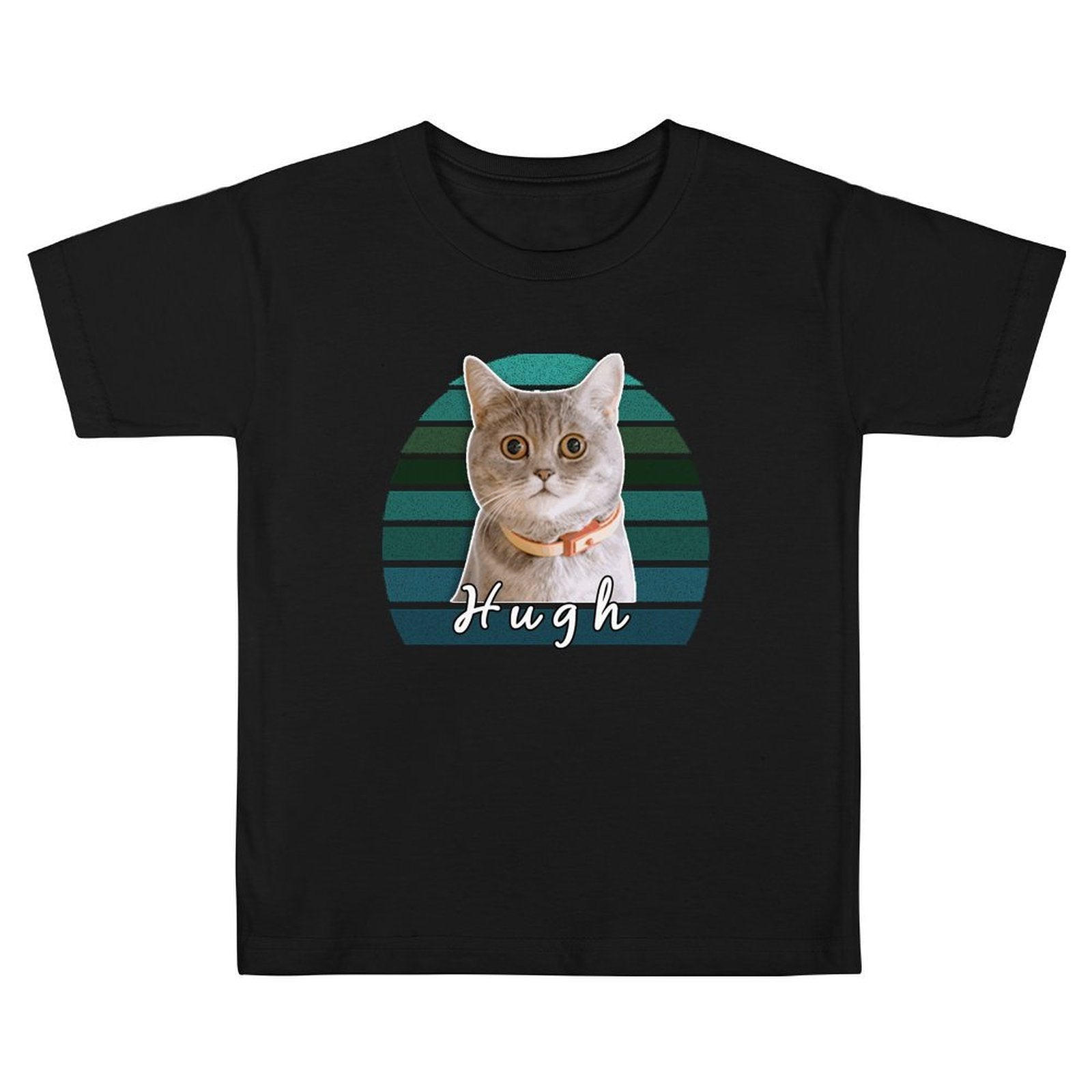 WEPRINTMEKid's T-ShirtCustom Pet Face&Name Kid's T-shirt
