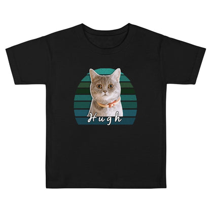 WEPRINTMEKid's T-ShirtCustom Pet Face&Name Kid's T-shirt