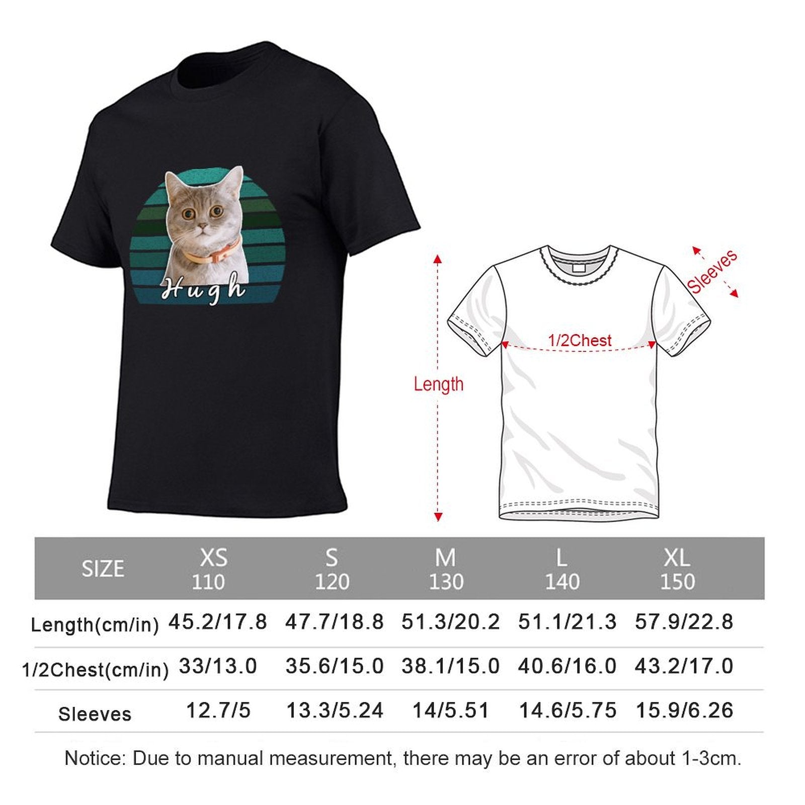 WEPRINTMEKid's T-ShirtCustom Pet Face&Name Kid's T-shirt