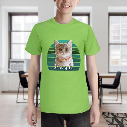 WEPRINTMEKid's T-ShirtCustom Pet Face&Name Kid's T-shirt
