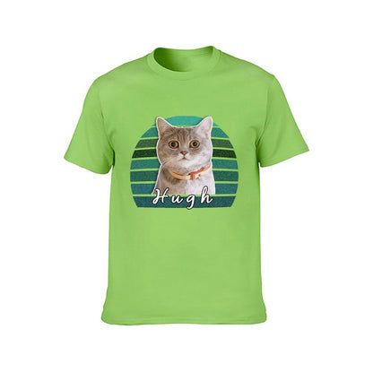 WEPRINTMEKid's T-ShirtCustom Pet Face&Name Kid's T-shirt
