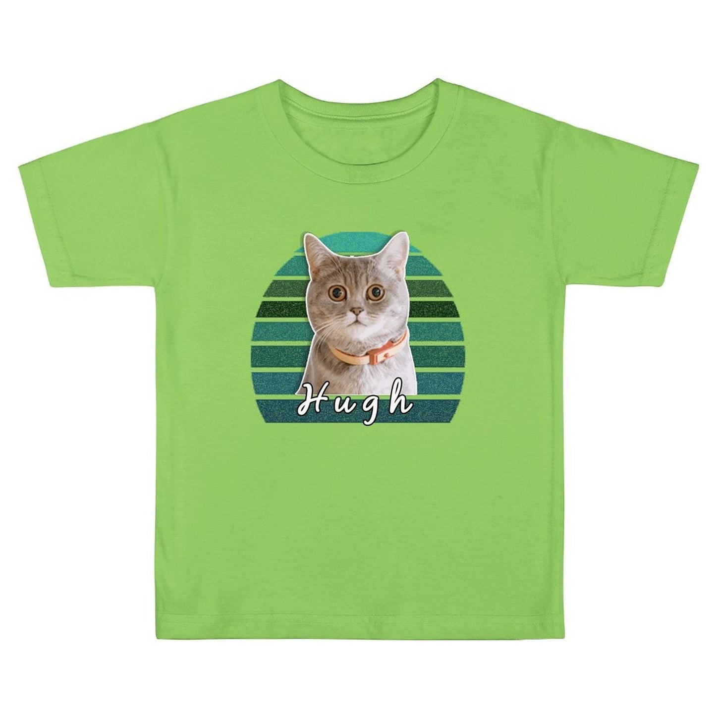 WEPRINTMEKid's T-ShirtCustom Pet Face&Name Kid's T-shirt