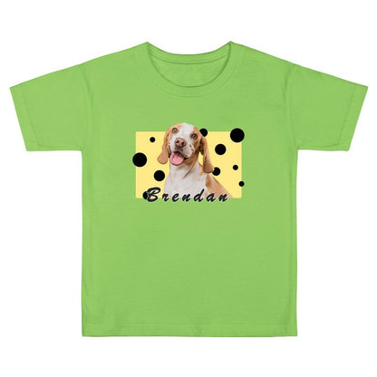 WEPRINTMEKid's T-ShirtCustom Pet Kid's T-shirt Love Cheese Dogs on Shirts