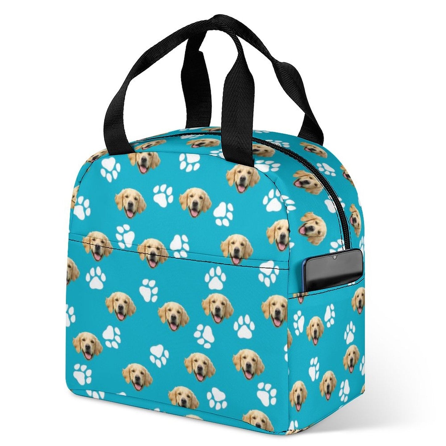 WEPRINTMELunch BagCustom Pet Face Aluminum Foil Lunch Bag