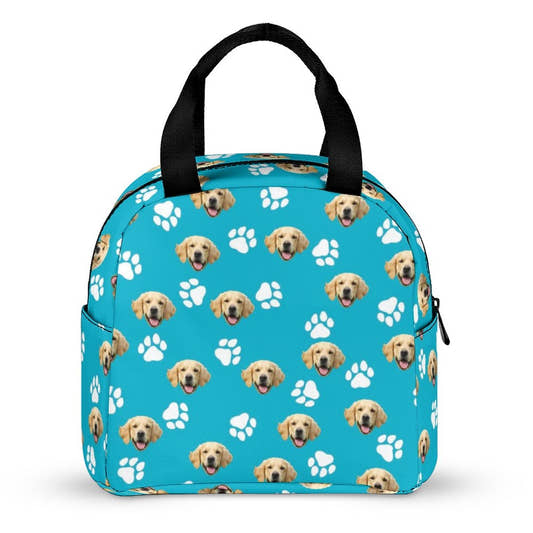 WePrintMeLunch BagCustom Pet Face Aluminum Foil Lunch Bag