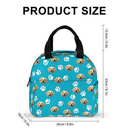 WEPRINTMELunch BagCustom Pet Face Aluminum Foil Lunch Bag