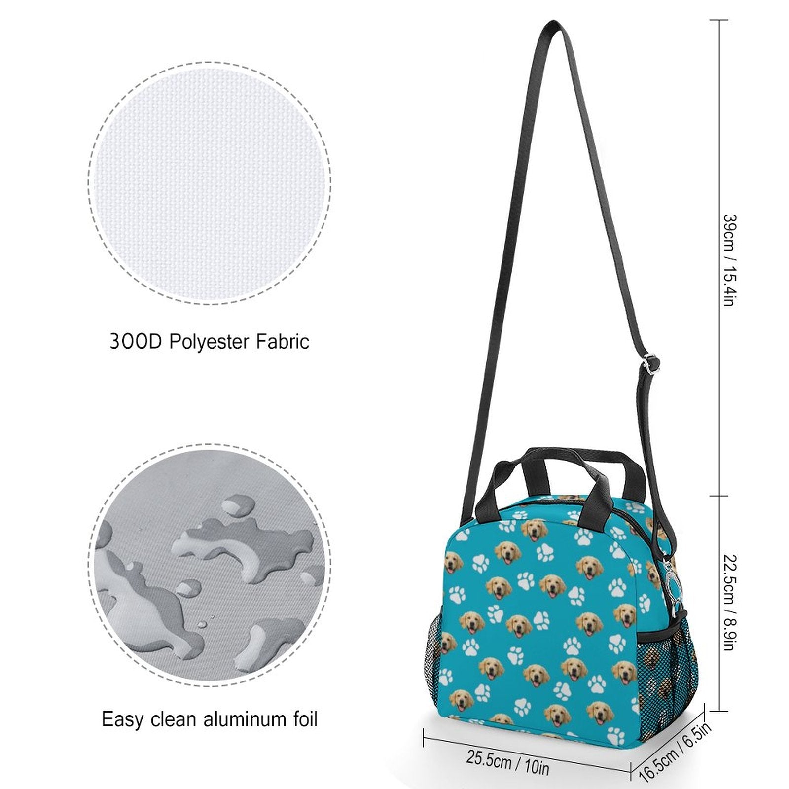 WEPRINTMELunch BagCustom Pet Face Lunch Bag