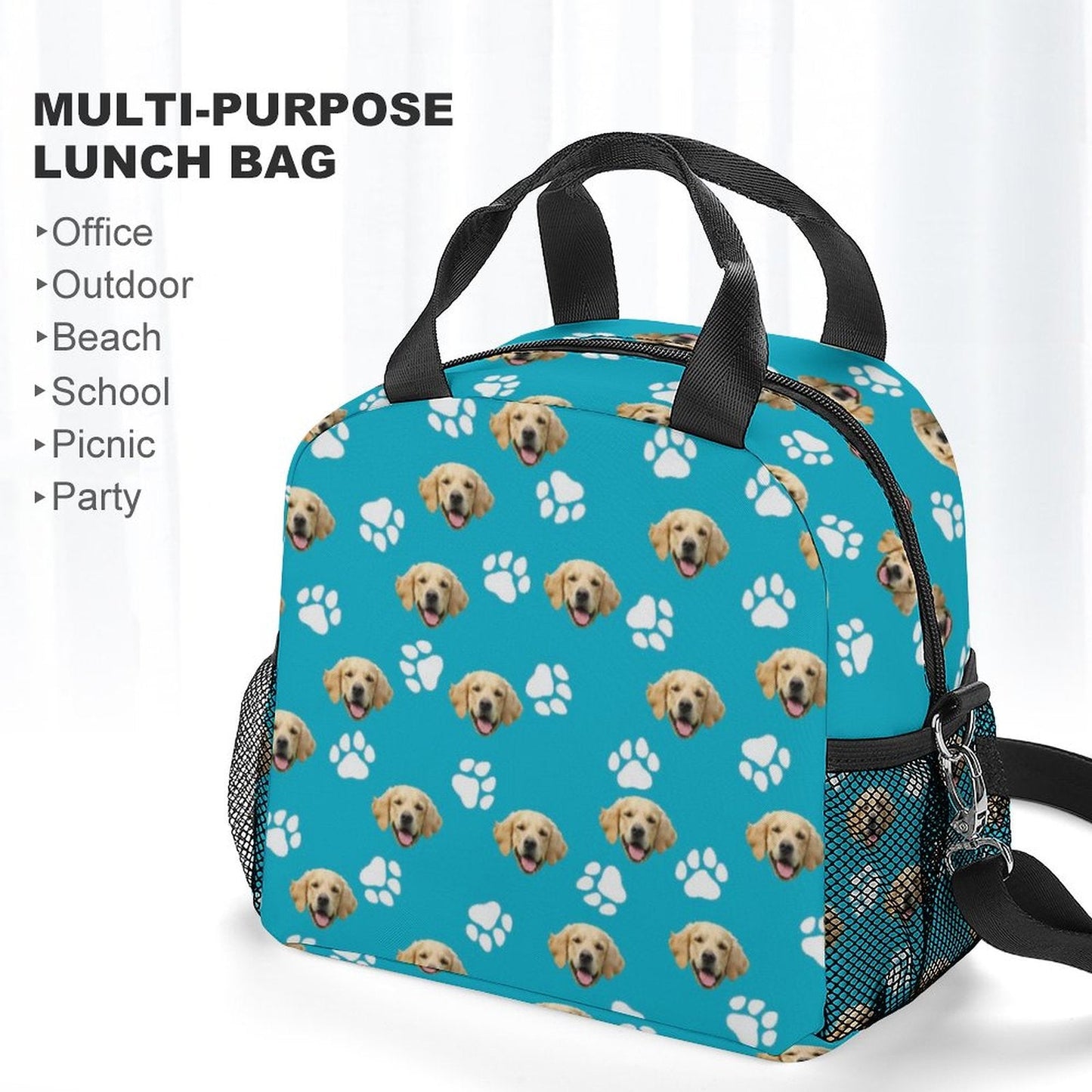 WEPRINTMELunch BagCustom Pet Face Lunch Bag