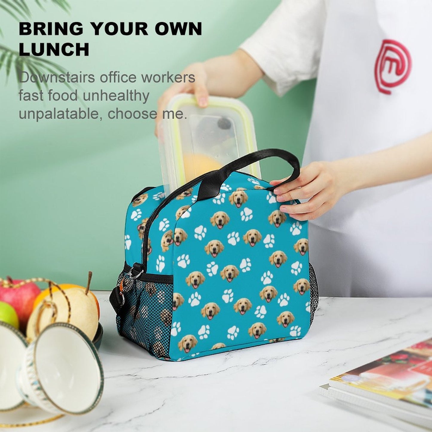 WEPRINTMELunch BagCustom Pet Face Lunch Bag
