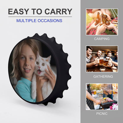 WEPRINTMEMagnetCustom Photo Bottle Opener/Refrigerator Magnet