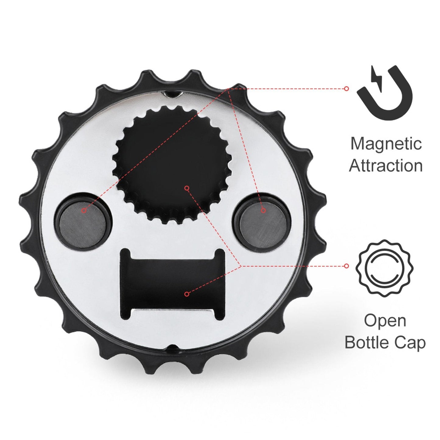WEPRINTMEMagnetCustom Photo Bottle Opener/Refrigerator Magnet