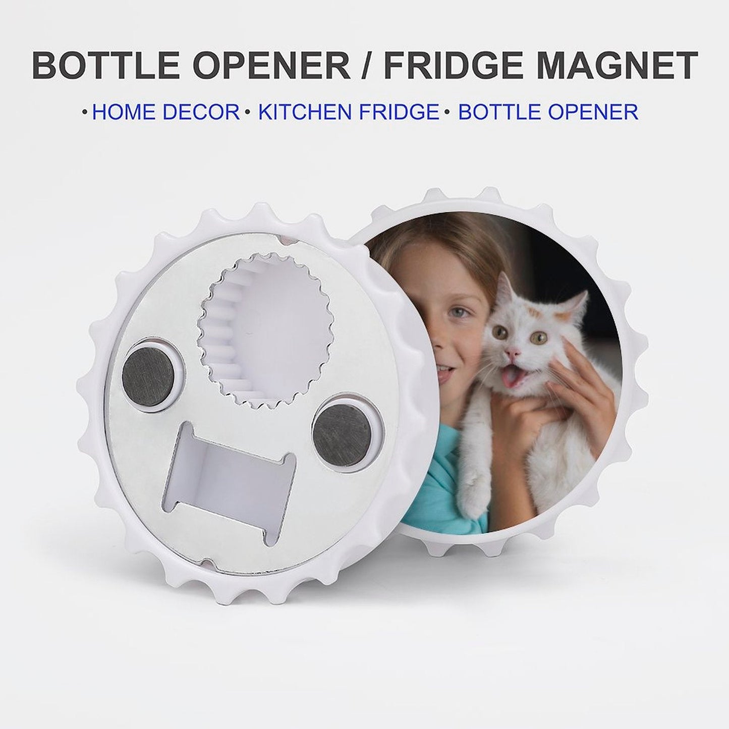 WEPRINTMEMagnetCustom Photo Bottle Opener/Refrigerator Magnet
