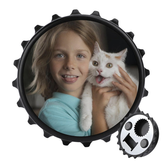 WEPRINTMEMagnetCustom Photo Bottle Opener/Refrigerator Magnet