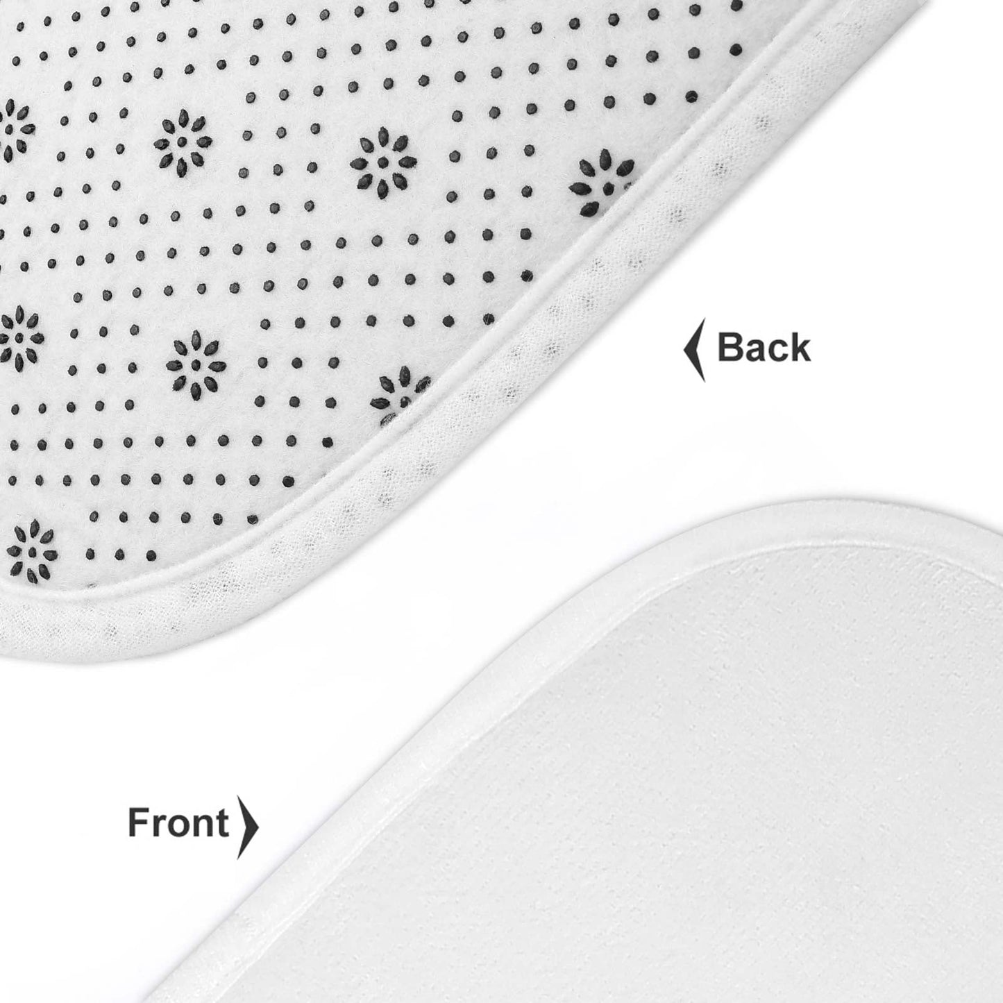 WEPRINTMEMatCustom Pet Face Coral Fleece Mat Set