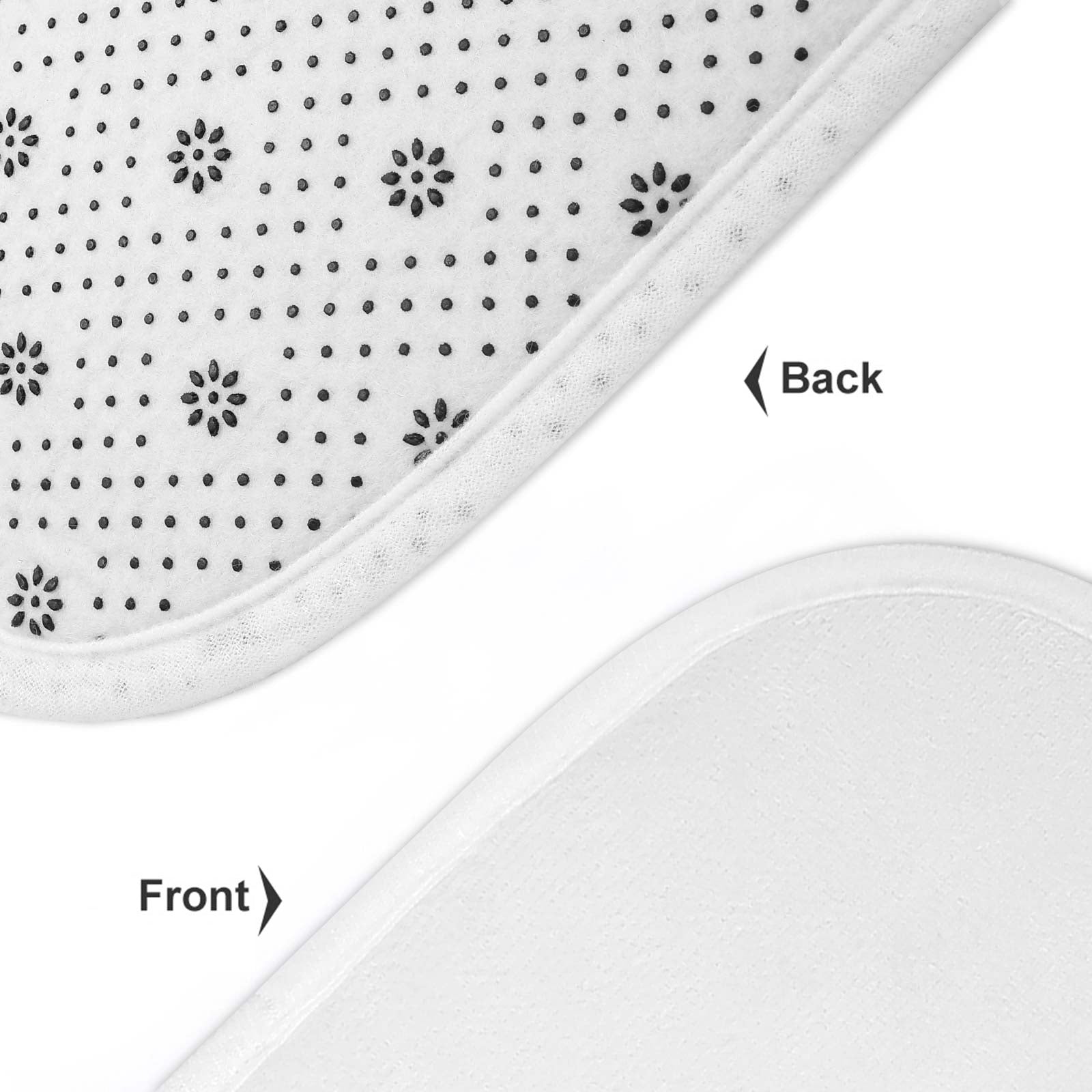 WEPRINTMEMatCustom Pet Face Coral Fleece Mat Set