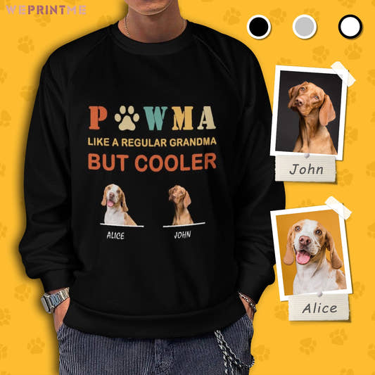 WePrintMeMen's SweatshirtCustom Pet Like Grandma Men's Sweatshirt