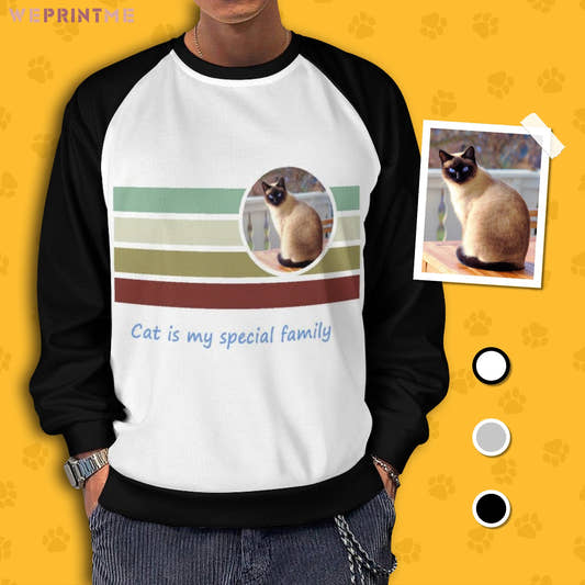 WePrintMeMen's SweatshirtCustom Pet Special Family Men's Sweatshirt