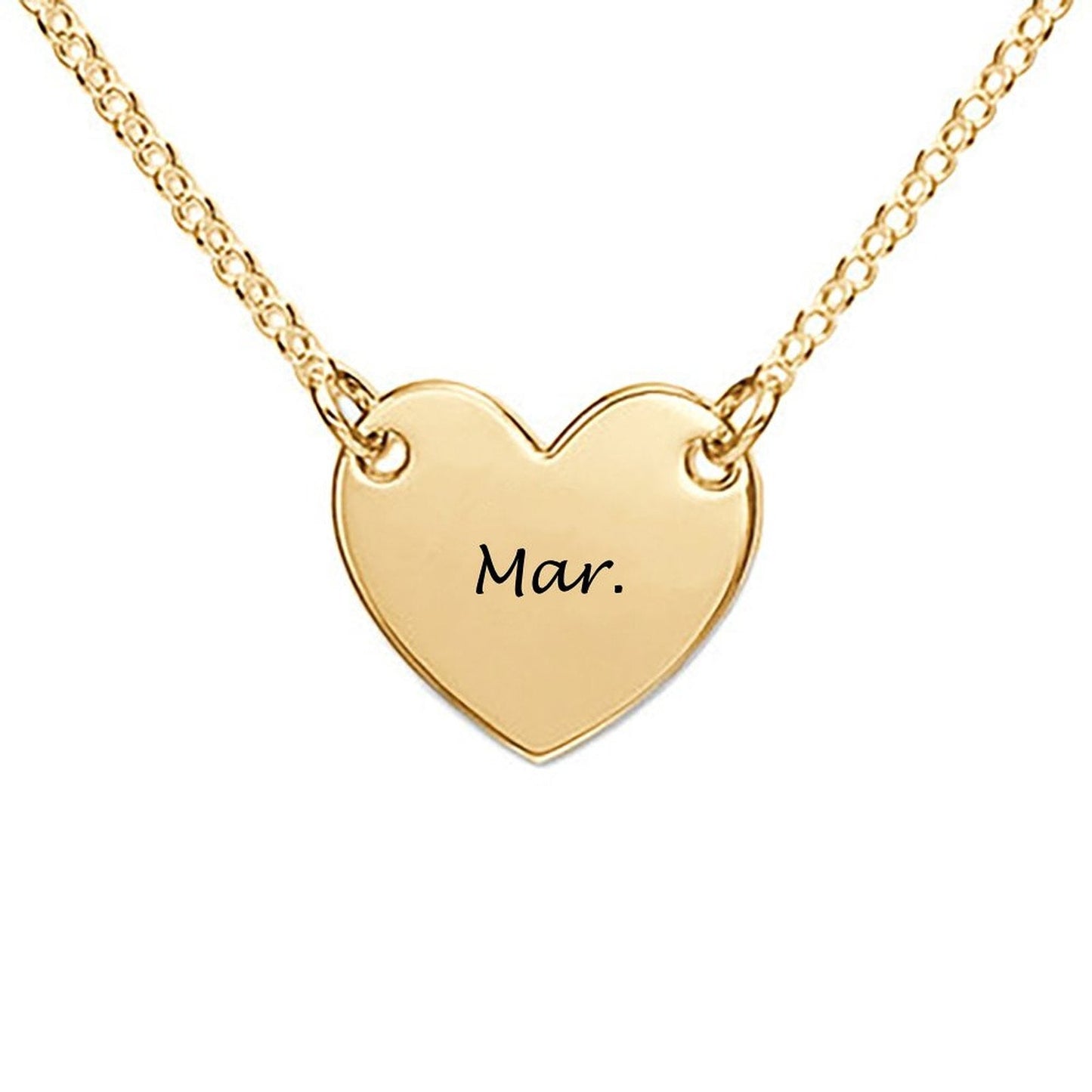 WEPRINTMENecklaceCustom Name Heart - shaped Necklace