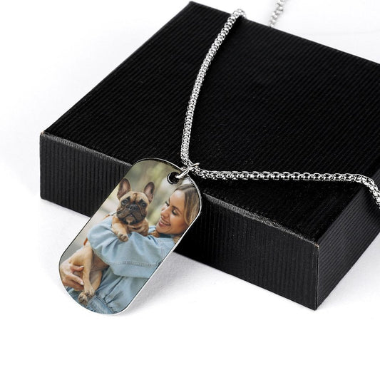 WEPRINTMENecklaceCustom Photo Memorial Pendant Necklace
