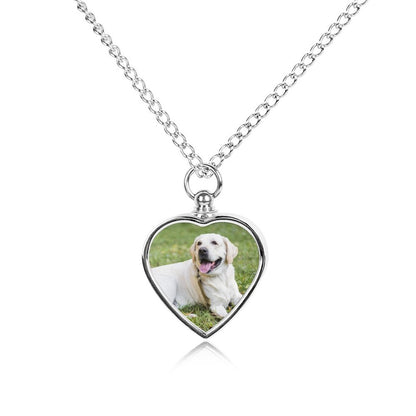 WEPRINTMENecklaceCustom Photo Pet Cremation Ashes Necklace