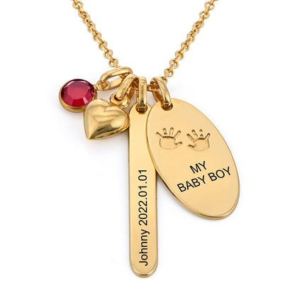 WEPRINTMENecklaceCustom Text Commemorative Necklace