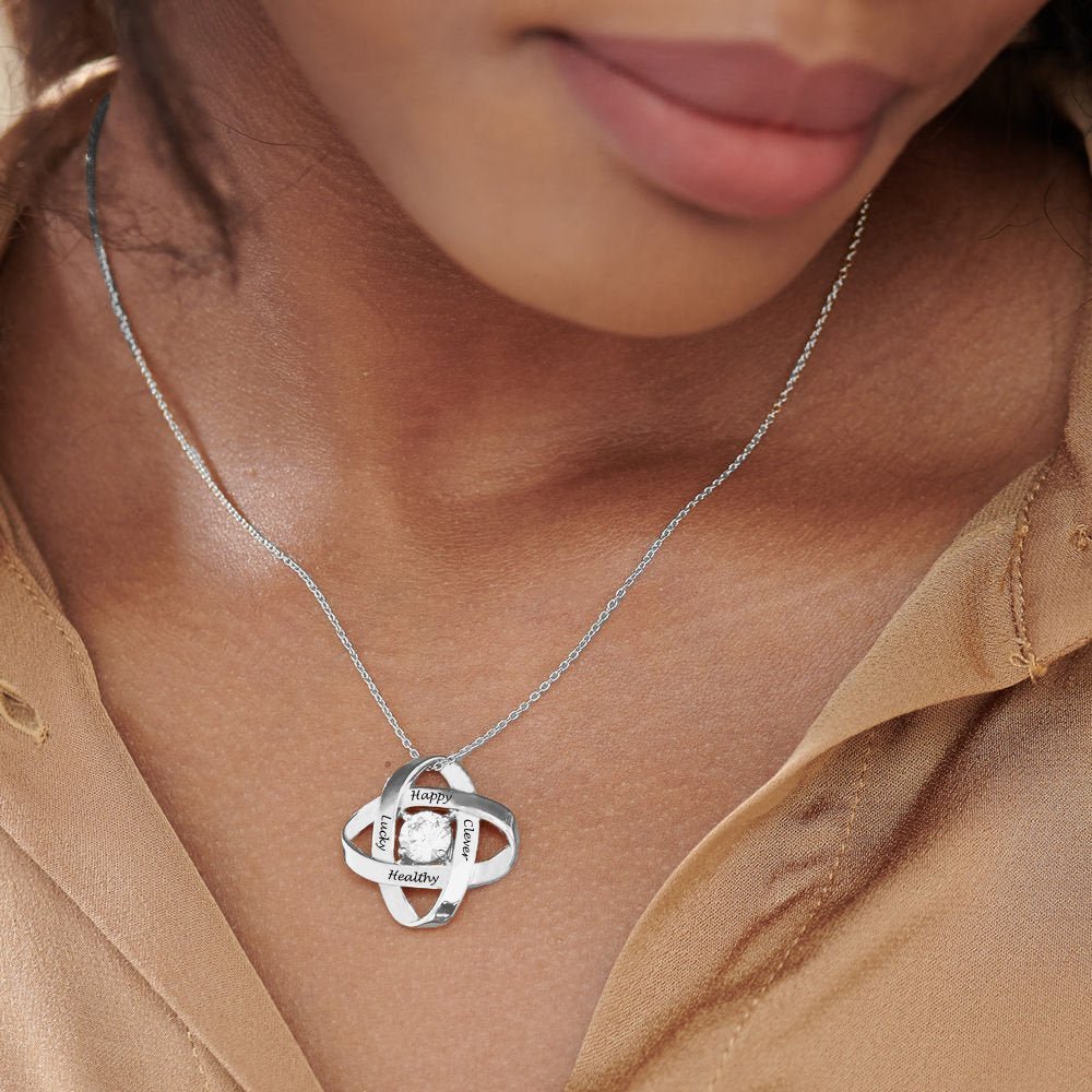 WEPRINTMENecklaceCustom Text Eternal Necklace