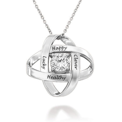 WEPRINTMENecklaceCustom Text Eternal Necklace