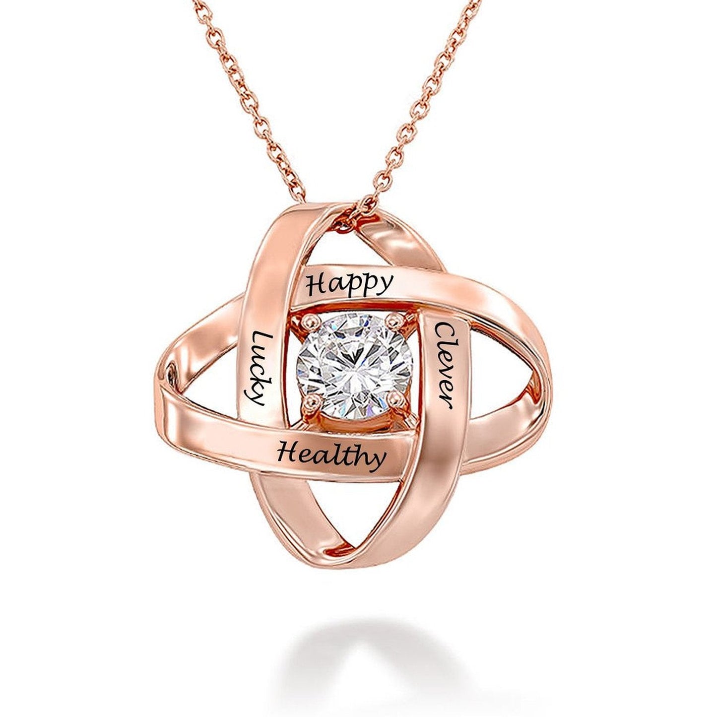 WEPRINTMENecklaceCustom Text Eternal Necklace