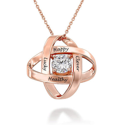 WEPRINTMENecklaceCustom Text Eternal Necklace