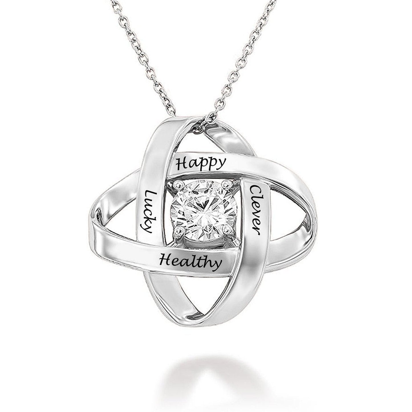 WEPRINTMENecklaceCustom Text Eternal Necklace