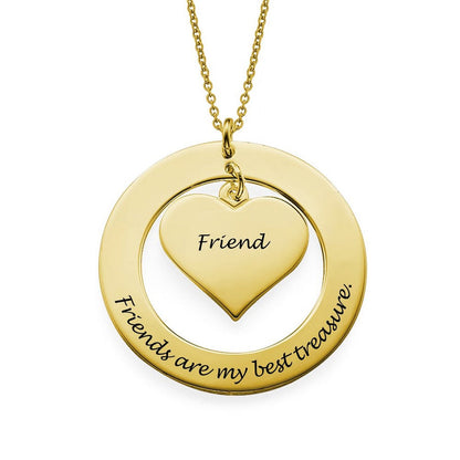 WEPRINTMENecklaceCustom Text Heart - shaped Necklace